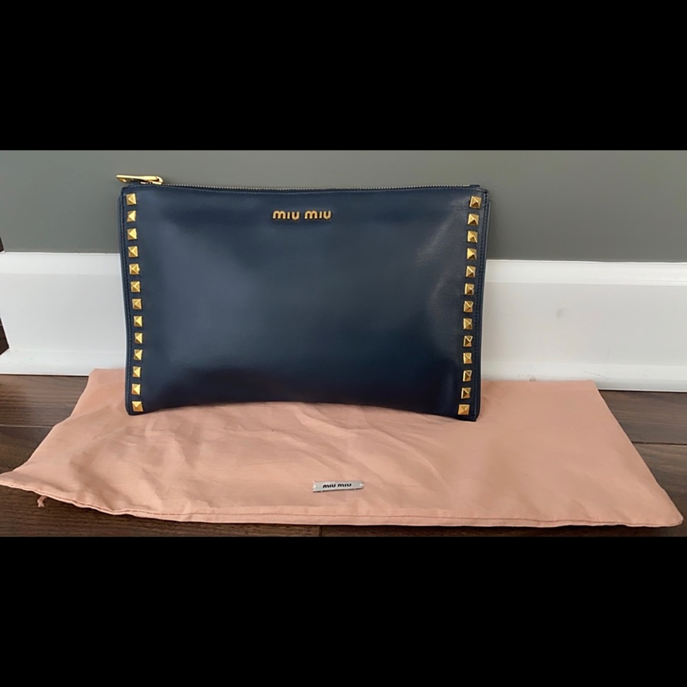 Authentic MIU MIU clutch